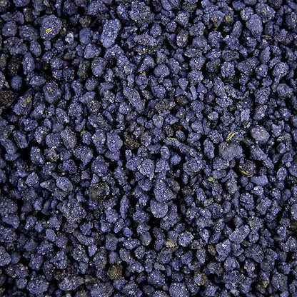 Äkta violblomblad i bitar, lila, kristalliserade, ätbara, 1 kg