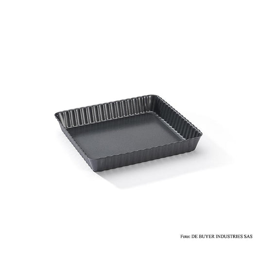deBUYER Tårtform, fyrkantig, ø18 cm, med löstagbar botten, 1 st
