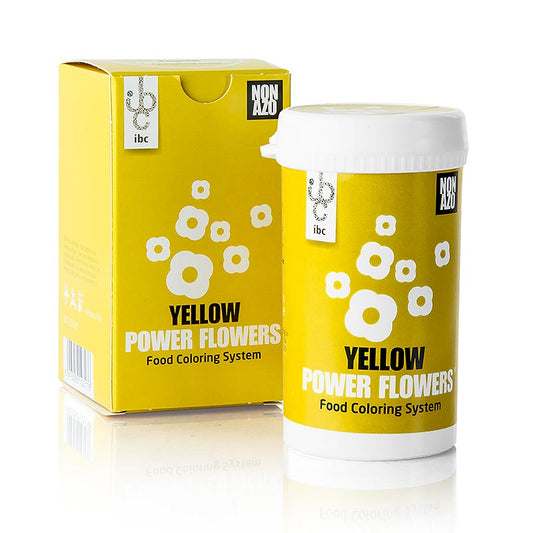 PowerFlowers – Gul, AZO-fri livsmedelsfärg för choklad, Mona Lisa, 50 g