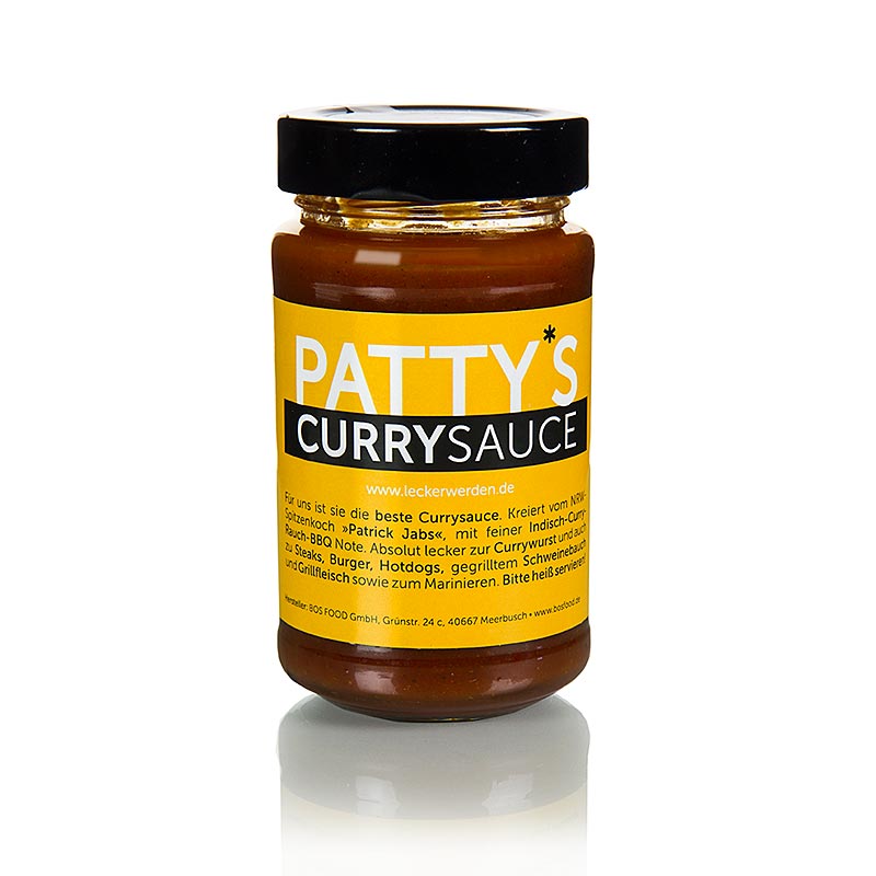 Pattys currysås, skapad av Patrick Jabs, 225 ml