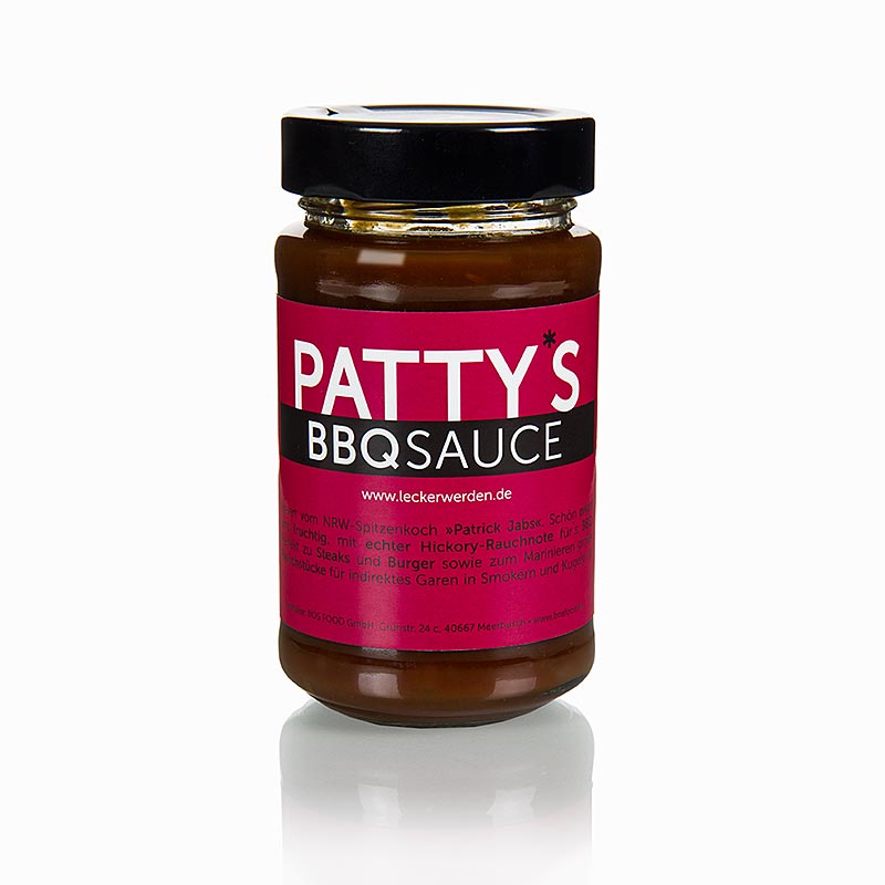 Pattys BBQ-sås, skapad av Patrick Jabs, 225 ml