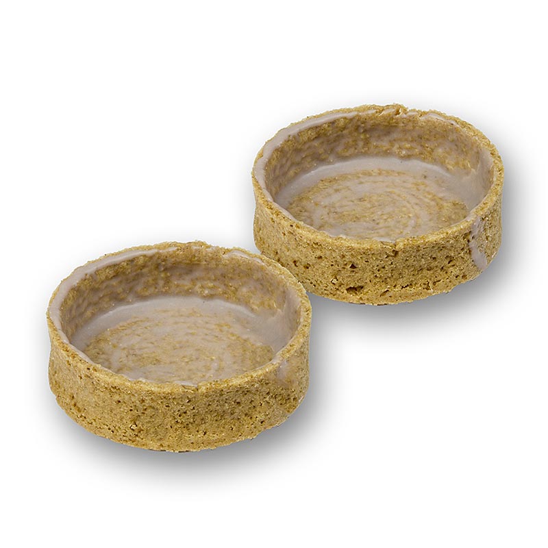 Dessert-tarteletter av grahamskakor, belagda, ø 55x17 mm h, 1 kg, 100 st