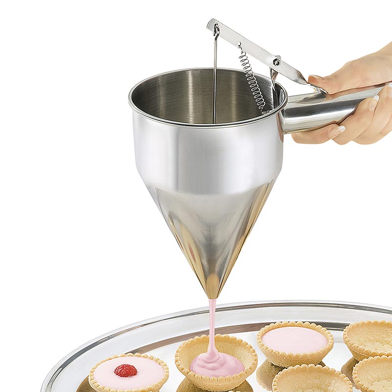 Doseringstratt "Multi Doseur", rostfritt stål, 1 l, 1 st
