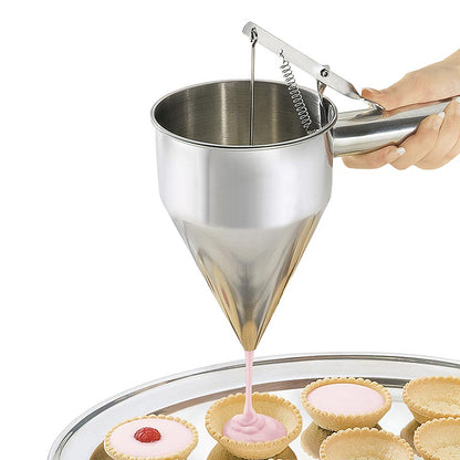 Doseringstratt "Multi Doseur", rostfritt stål, 1 l, 1 st