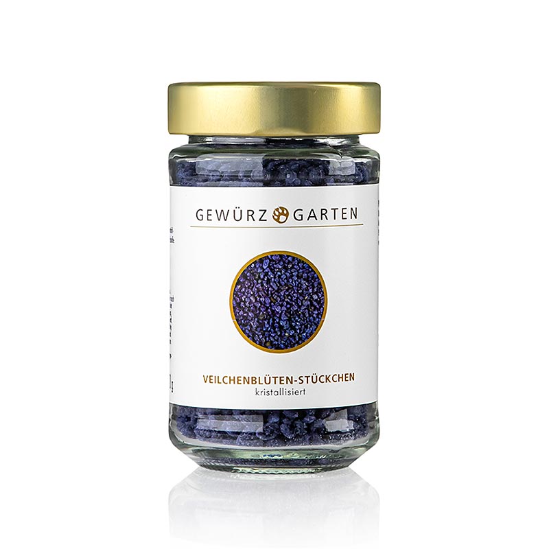 Gewürzgarten violblommor i bitar, kristalliserade, 140 g