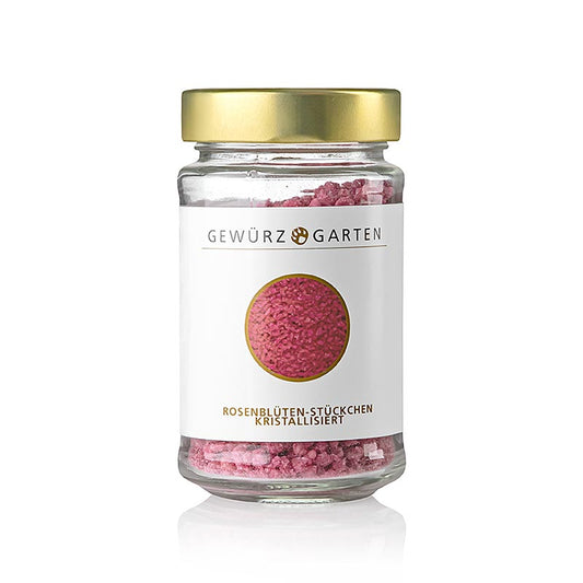 Gewürzgarten Rosblombitar, kristalliserade, 140 g