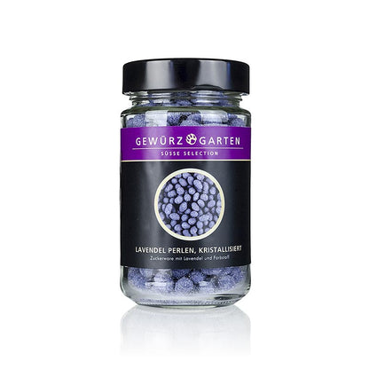 Gewürzgarten Lavendelpärlor, kristalliserade, 150 g