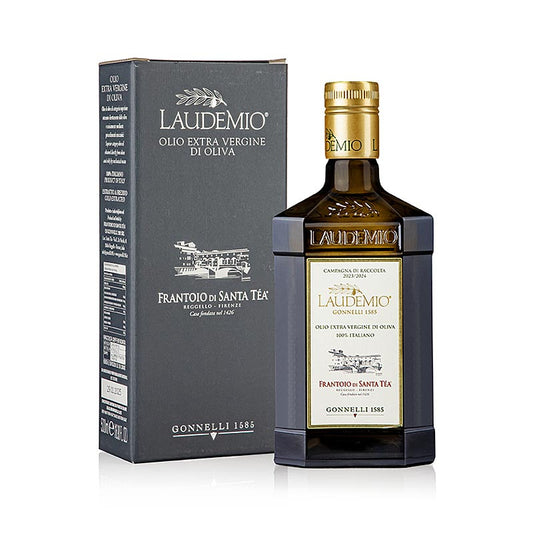 Extra jungfruolja, Santa Tea Gonnelli "Il Laudemio", gröna oliver, 500 ml