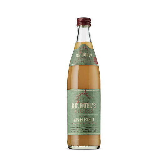 Äppelvinäger, Dr. HÖHL´S BioEss naturligt grumlig, vegansk, 5 % syra, ekologisk, 500 ml