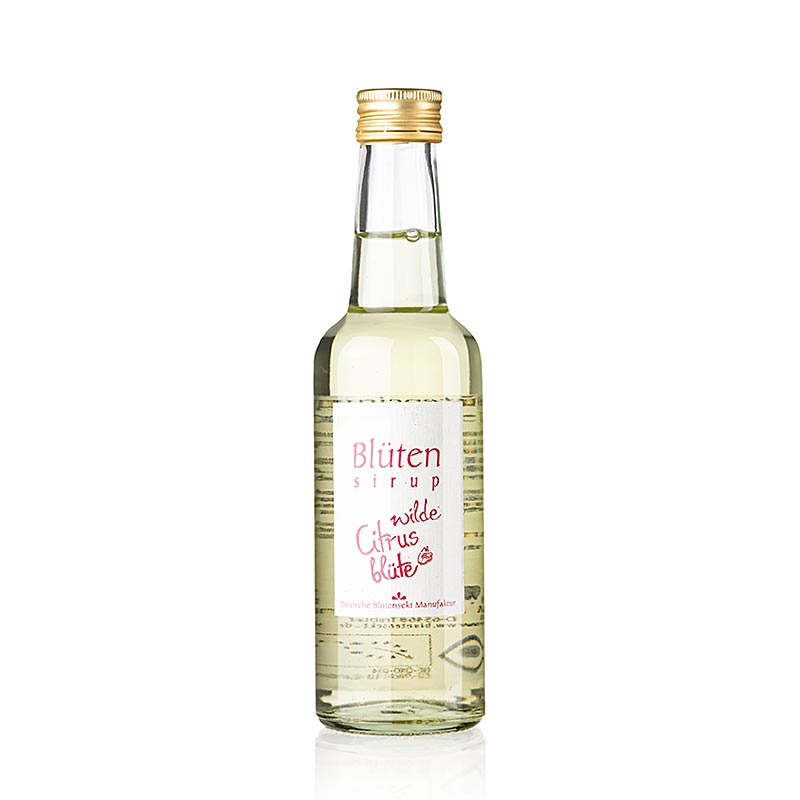 Blomssirap av vilda citrusblommor, 1:10, ekologisk, 250 ml