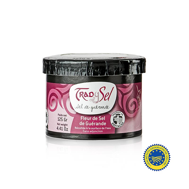 Fleur de Sel, Guerande/Frankrike, g.g.A., TradySel, 125 g