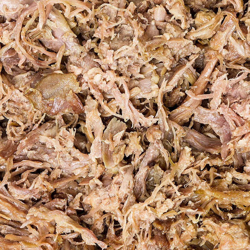 Pulled Duck – plockat ankakött (confit), Rougie, 1,5 kg
