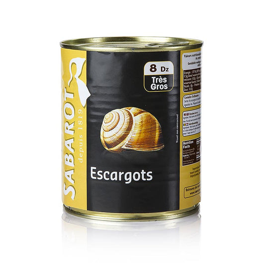 Vingårdssnäckor, stora, 800 g, 96 st