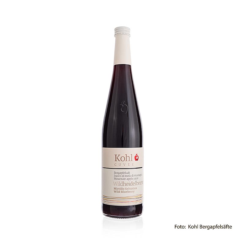 Cuvée bergäppelsaft + blåbär, 750 ml