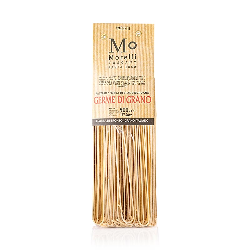 Morelli 1860 Spaghetti, Germe di Grano, med vetegroddar, 500 g