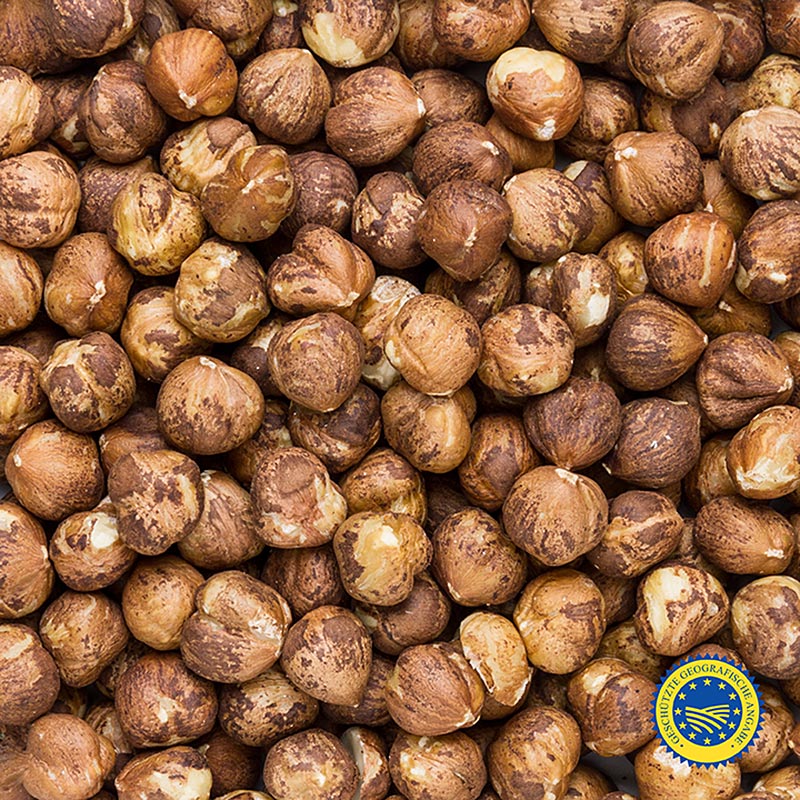 Hasselnötter, hela, med skal (bruna), Piemonte, IGP/g.g.A., 5 kg