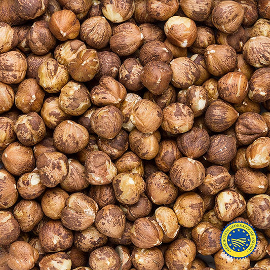 Hasselnötter, hela, med skal (bruna), Piemonte, IGP/g.g.A., 1 kg