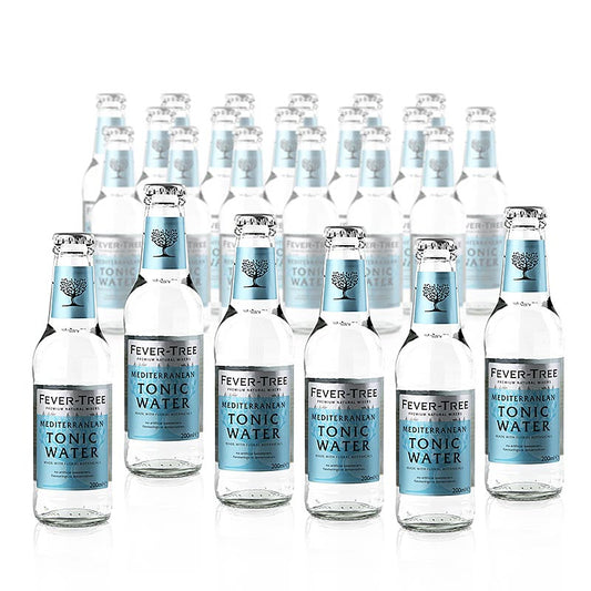 Fever Tree – Mediterranean Tonic Water, 4,8 l, 24 x 200 ml