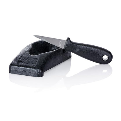 CLIC´huîtres ostronkniv och hållare av gummi, 2-delars, 2 st.