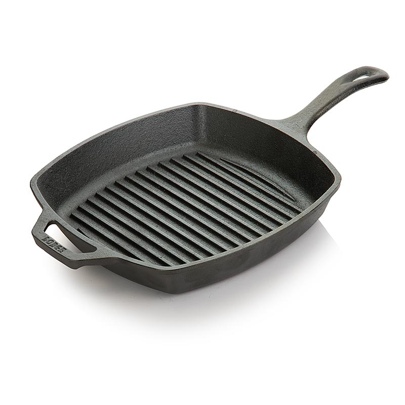 Tillbehör – stekpanna "Lodge", rektangulär, 26,5 cm, för rökaren, 1 st