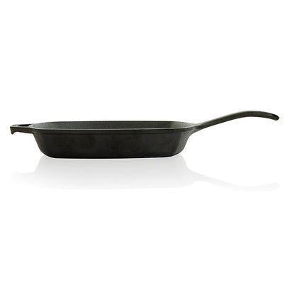 Tillbehör – stekpanna "Lodge", rektangulär, 26,5 cm, för rökaren, 1 st