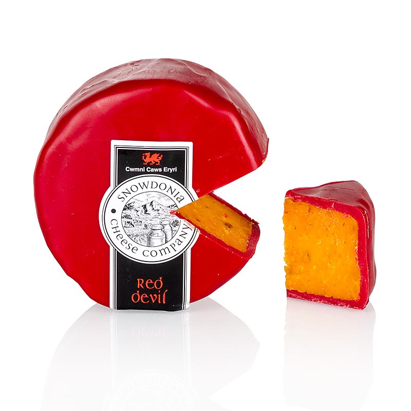 Snowdonia – Red Devil, Leicesterost med peppar och chili, rött vax, 200 g