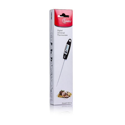 Digital hushållstermometer, med stickprob, E514, -40 °C till +200 °C, 1 st