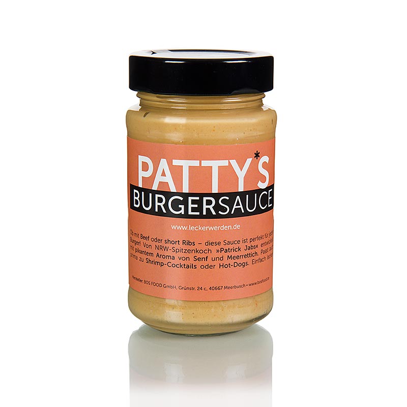 Pattys burgersås, skapad av Patrick Jabs, 225 ml