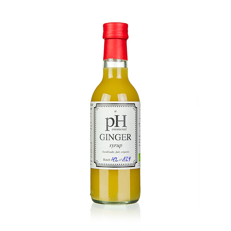 pHenomenal Ginger Syrup (ingefärssirap), vegansk, ekologisk, 250 ml