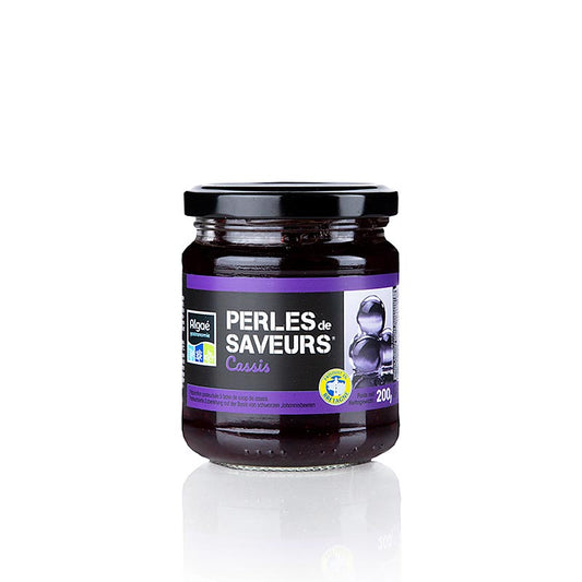 Fruktkaviar "Cassis", pärlstorlek 5 mm, sfärer, Les Perles, 200 g