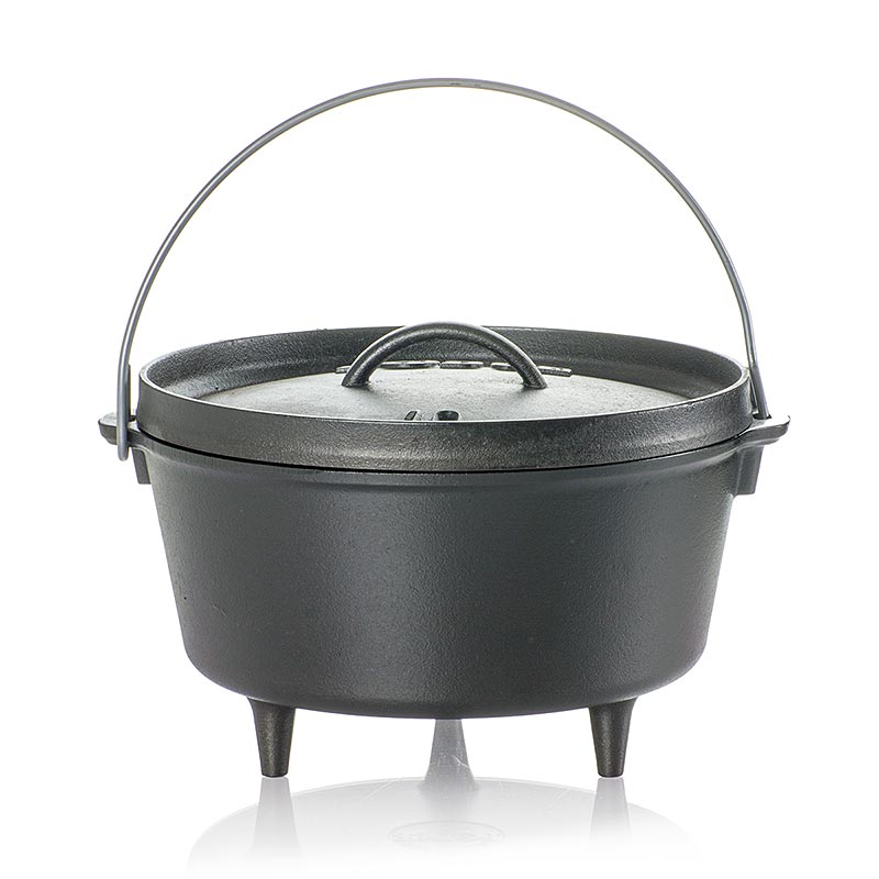 Tillbehör – gryta ”Lodge Camp Dutch Oven”, 3 ben, Ø 25 cm, inkl. lock, 4,7 l, 1 St