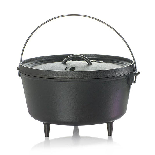 Tillbehör – Kokkärl Lodge "Camp Dutch Oven", 3 ben, Ø 30,5 cm, inkl. lock, 7,6 l