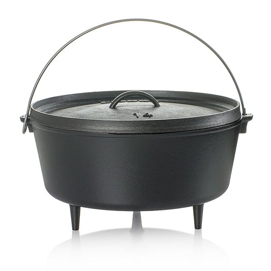 Tillbehör – Kokkärl Lodge "Camp Dutch Oven", 3 ben, Ø 35,6 cm, inkl. lock, 9,5 l