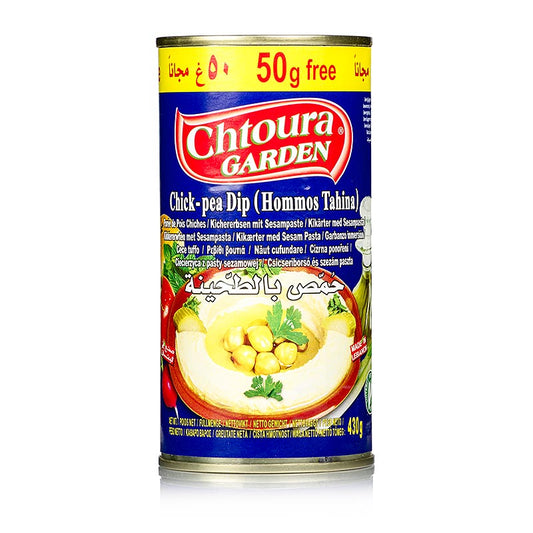Hummus Tahini – kikärtspuré med sesam, Chotura, 380 g