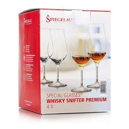 Spiegelau whiskyglas, snifter, premium, utan mått, 4 st