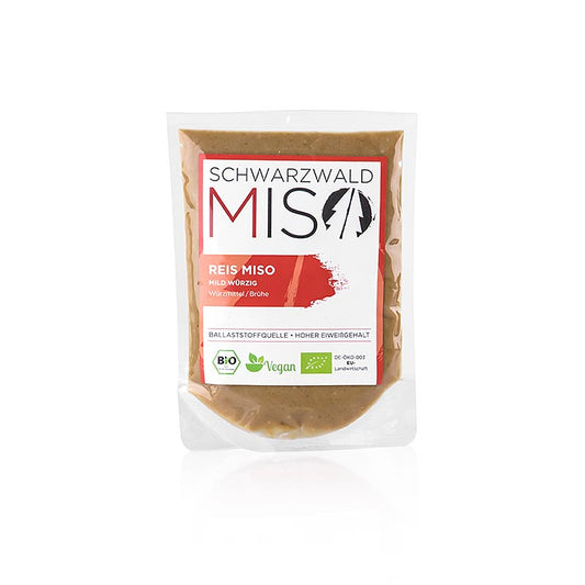 Miso-rispasta, mild och kryddig, Schwarzwald Miso, ekologisk, 220 g