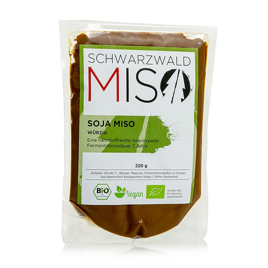 Miso-kryddpasta "Soja", kryddig, Schwarzwald Miso, ekologisk, 220 g