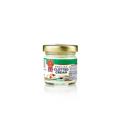 Engelsk clotted cream, fast grädde, 56 % fett, 28 g