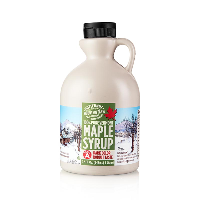 Lönnsirap – Dark Robust, Vermont, 946 ml