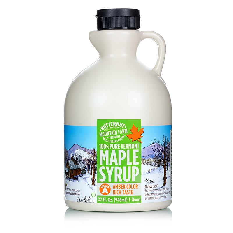 Lönnsirap – Amber, Vermont, 946 ml
