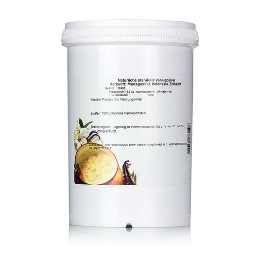 Planifolia vanilj, malen, från Madagaskar, 500 g