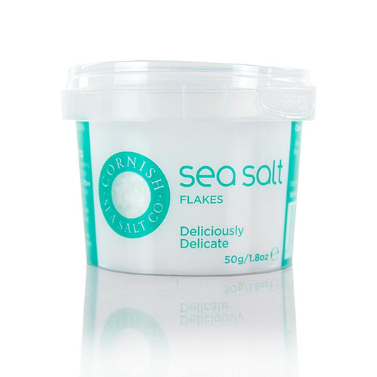 Cornish Sea Salt, grova havssaltflingor från Cornwall/England, 50 g