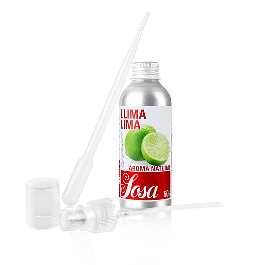 Sosa Aroma Natural lime, flytande, 50 g