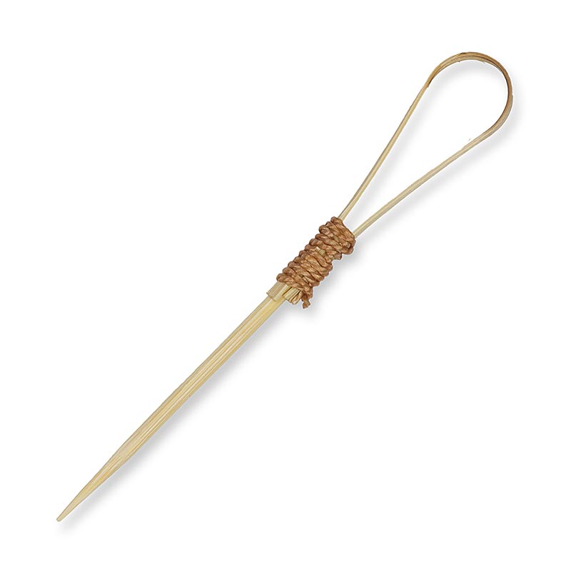 Träspett, "Lasso", knuten ögla, 7 cm, 100 st