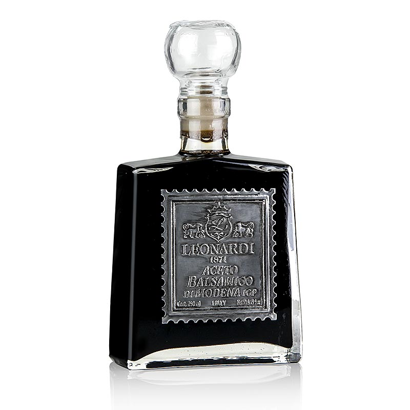 Leonardi – Aceto Balsamico di Modena IGP/g.g.A., Velluto Blu, 6 år, 250 ml