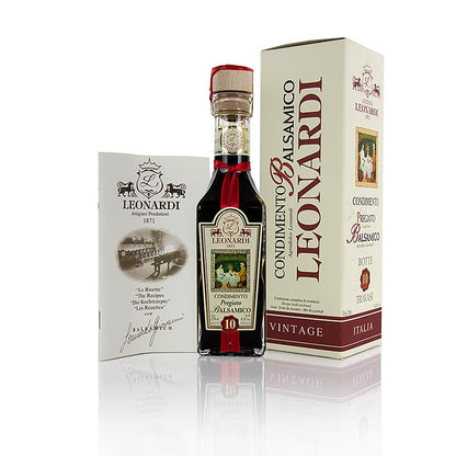 Leonardi - Condimento Balsamico, Pregiato, 10 år, 250 ml