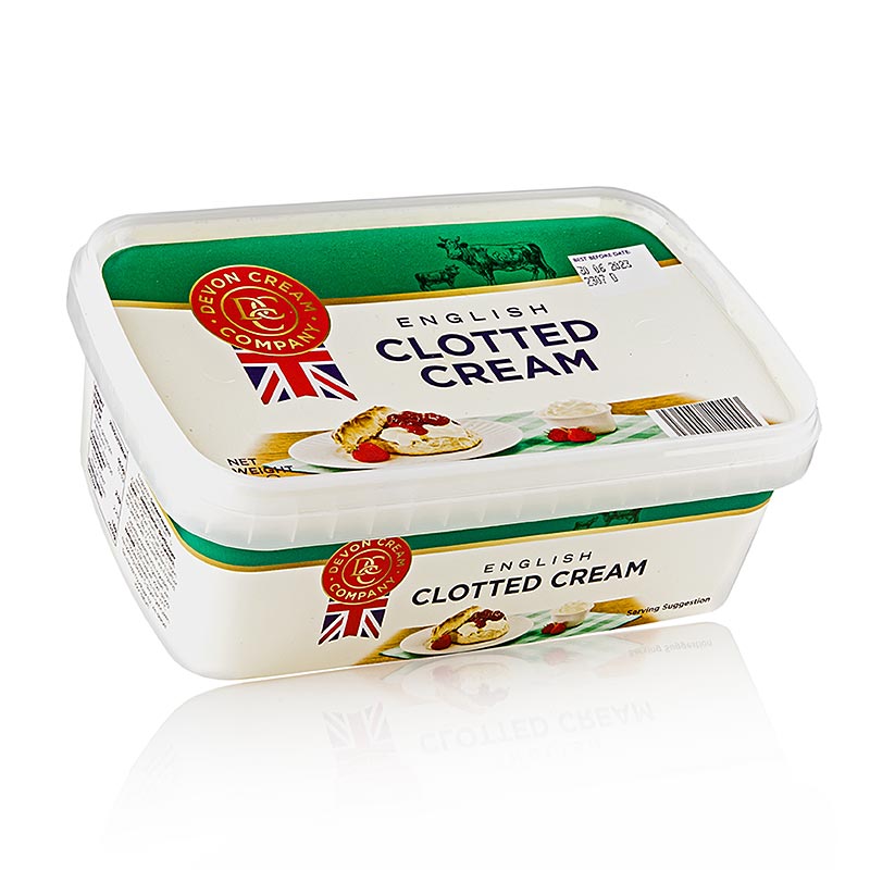 Engelsk Clotted Cream, fast gräddkräm, 55 % fett, 1 kg