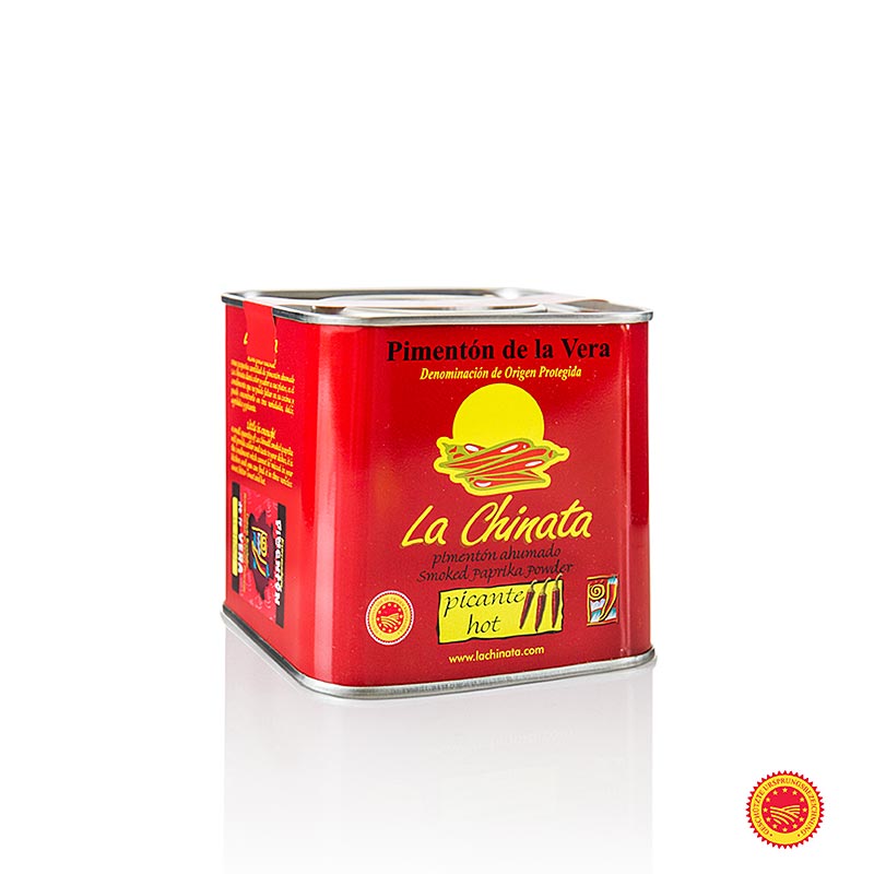Paprikapulver – Pimentón de la Vera DOP/g.U., rökt, stark, La Chinata, 160 g