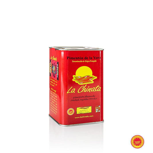 Paprikapulver – Pimentón de la Vera DOP/g.U., rökt, stark, La Chinata, 750 g