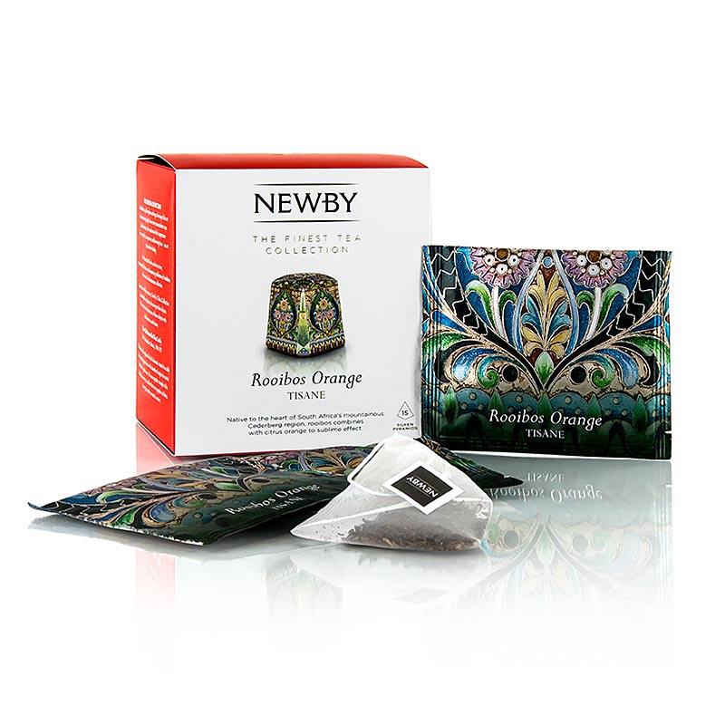 Newby Tea Rooibos & Orange, örtte, rooiboste, 37,5 g, 15 st